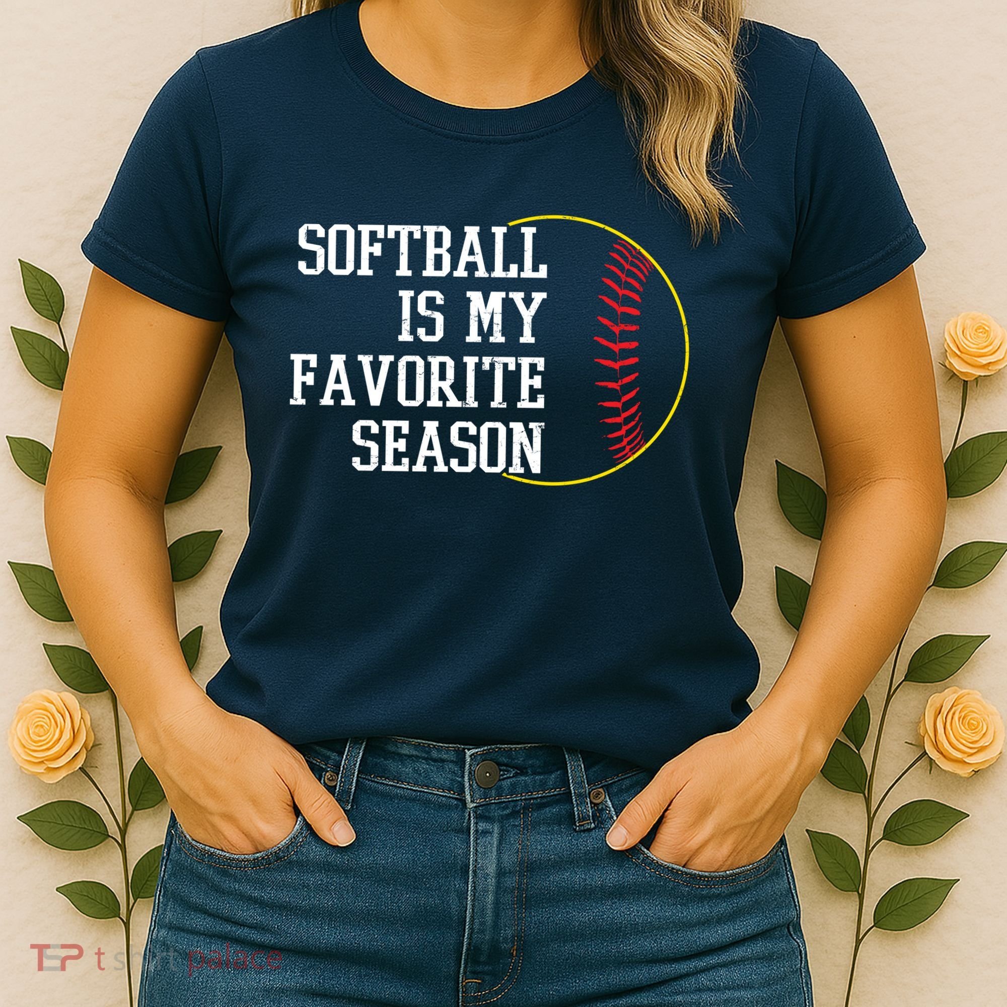 Softball Is My Favorite Season Women's T-Shirt