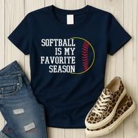 Softball Is My Favorite Season Women's T-Shirt thumb 3
