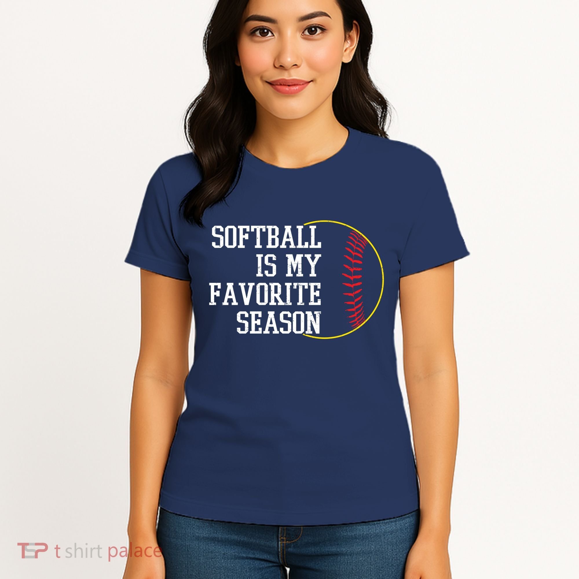 Softball Is My Favorite Season Women's T-Shirt
