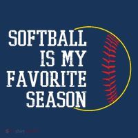 Softball Is My Favorite Season Women's T-Shirt thumb 6