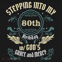 Stepping Into My 80th Birthday Religious Bday Party Theme City Backpack thumb 2