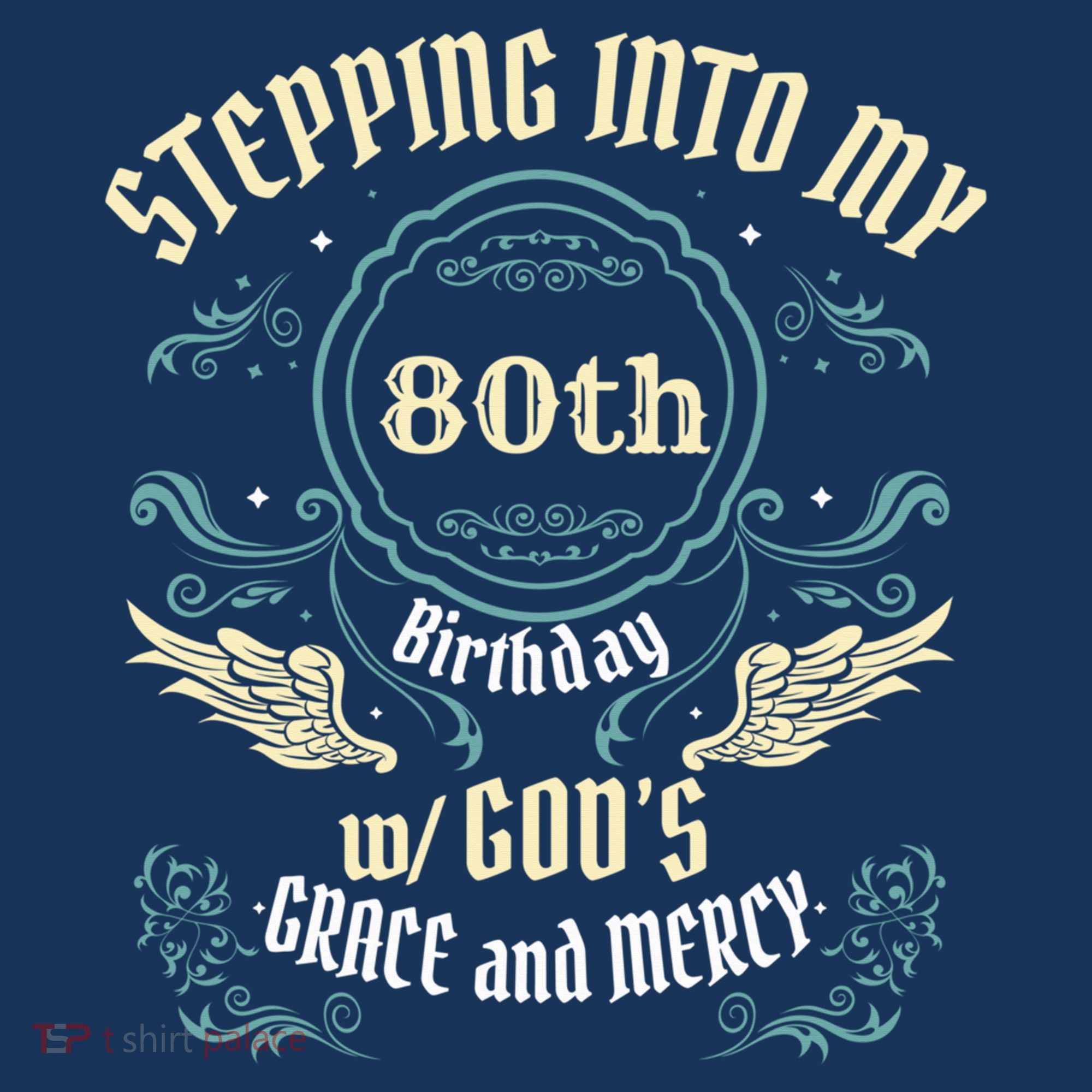 Stepping Into My 80th Birthday Religious Bday Party Theme Beanie