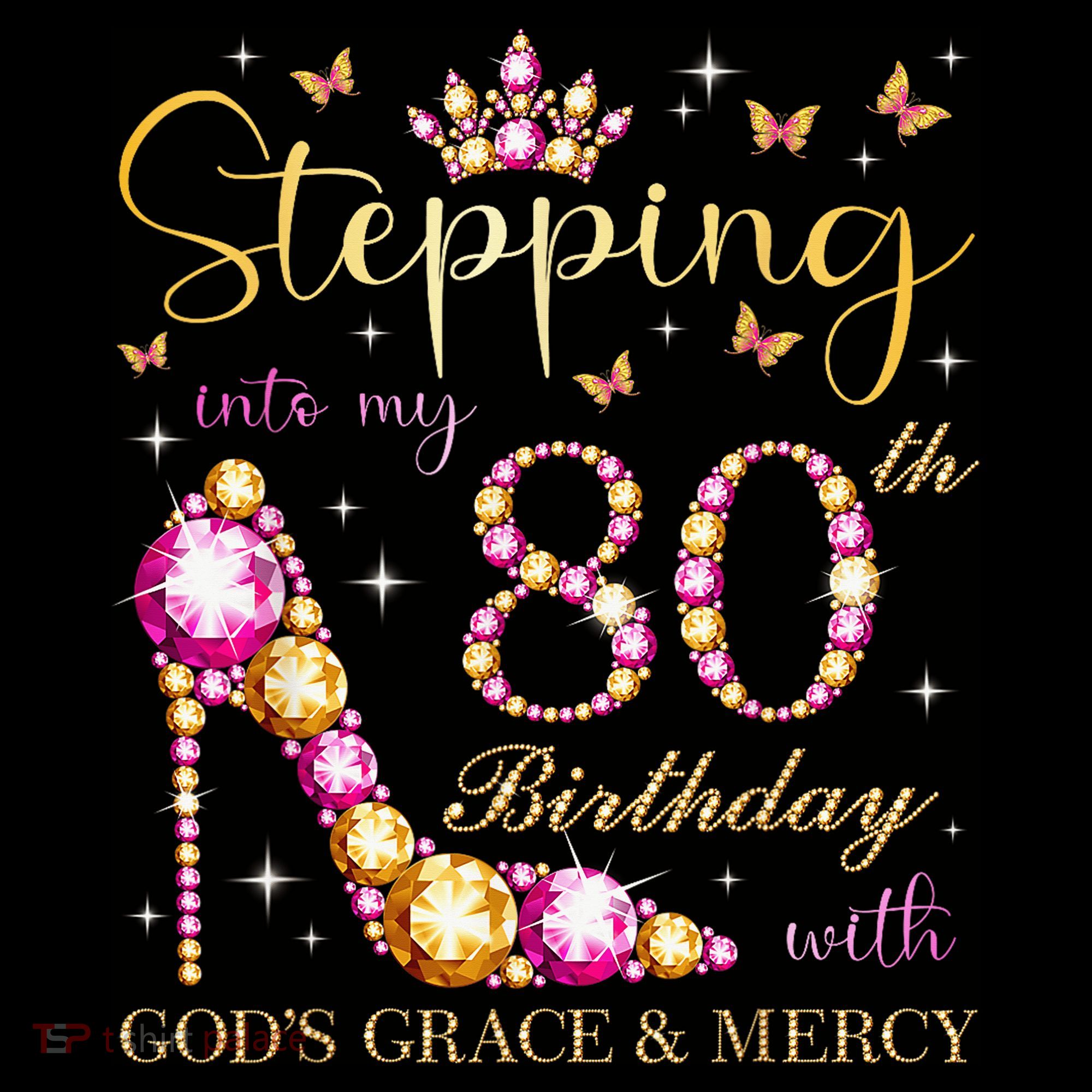 Stepping Into My 80th Birthday With God'S Grace & Mercy Cute Coffee Mug