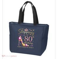 Stepping Into My 80th Birthday With God'S Grace & Mercy Cute Tote Bag thumb 3