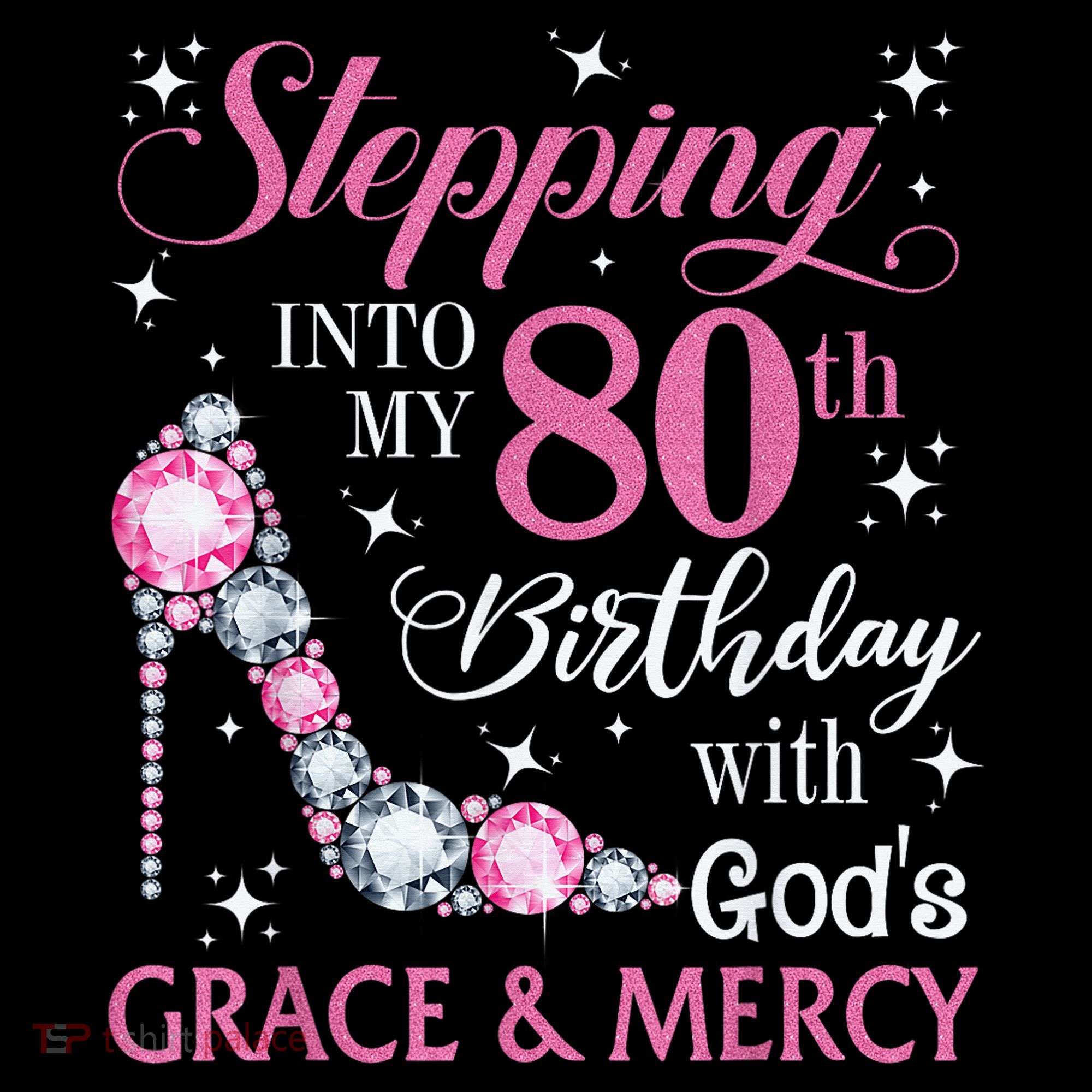 Stepping Into My 80th Birthday With God'S Grace & Mercy Lady Coffee Mug