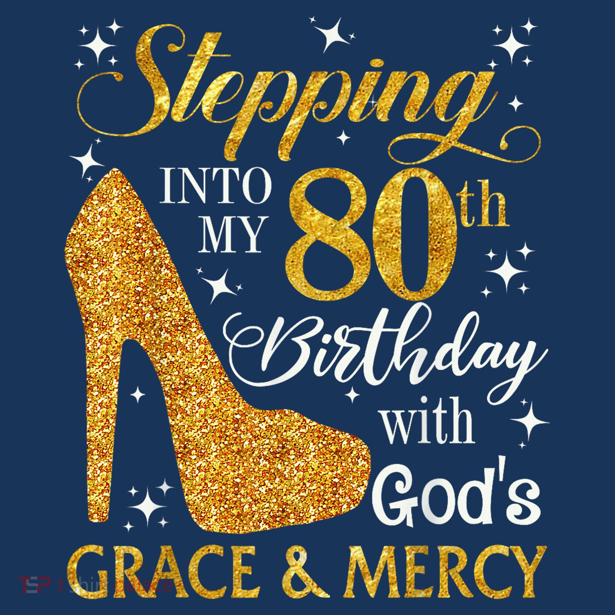 Stepping Into My 80th Birthday With God'S Grace & Mercy Beanie
