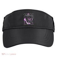 Stepping Into My 80th Birthday With God'S Grace & Mercy Adult Drive Performance Visor thumb 0