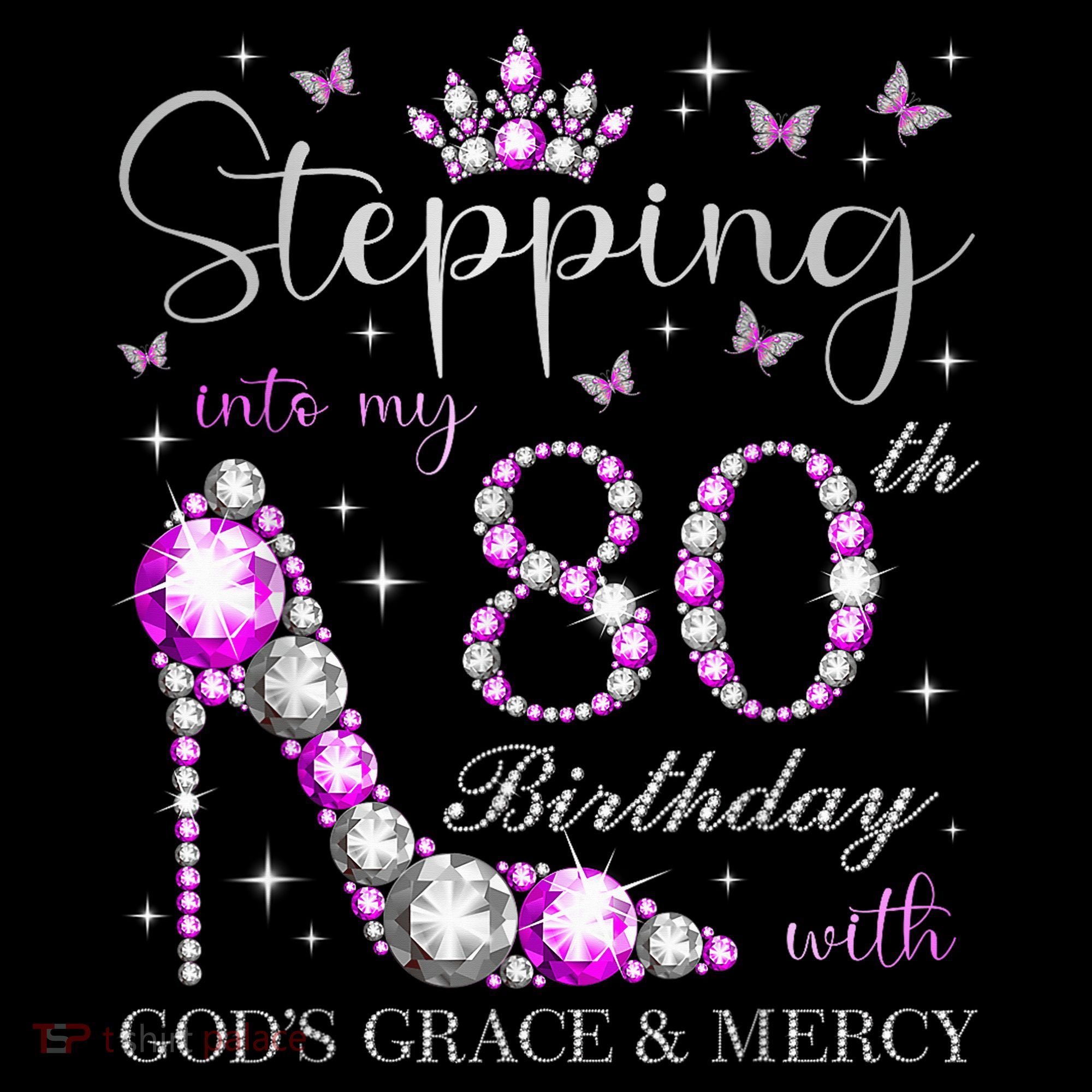 Stepping Into My 80th Birthday With God'S Grace & Mercy Coffee Mug