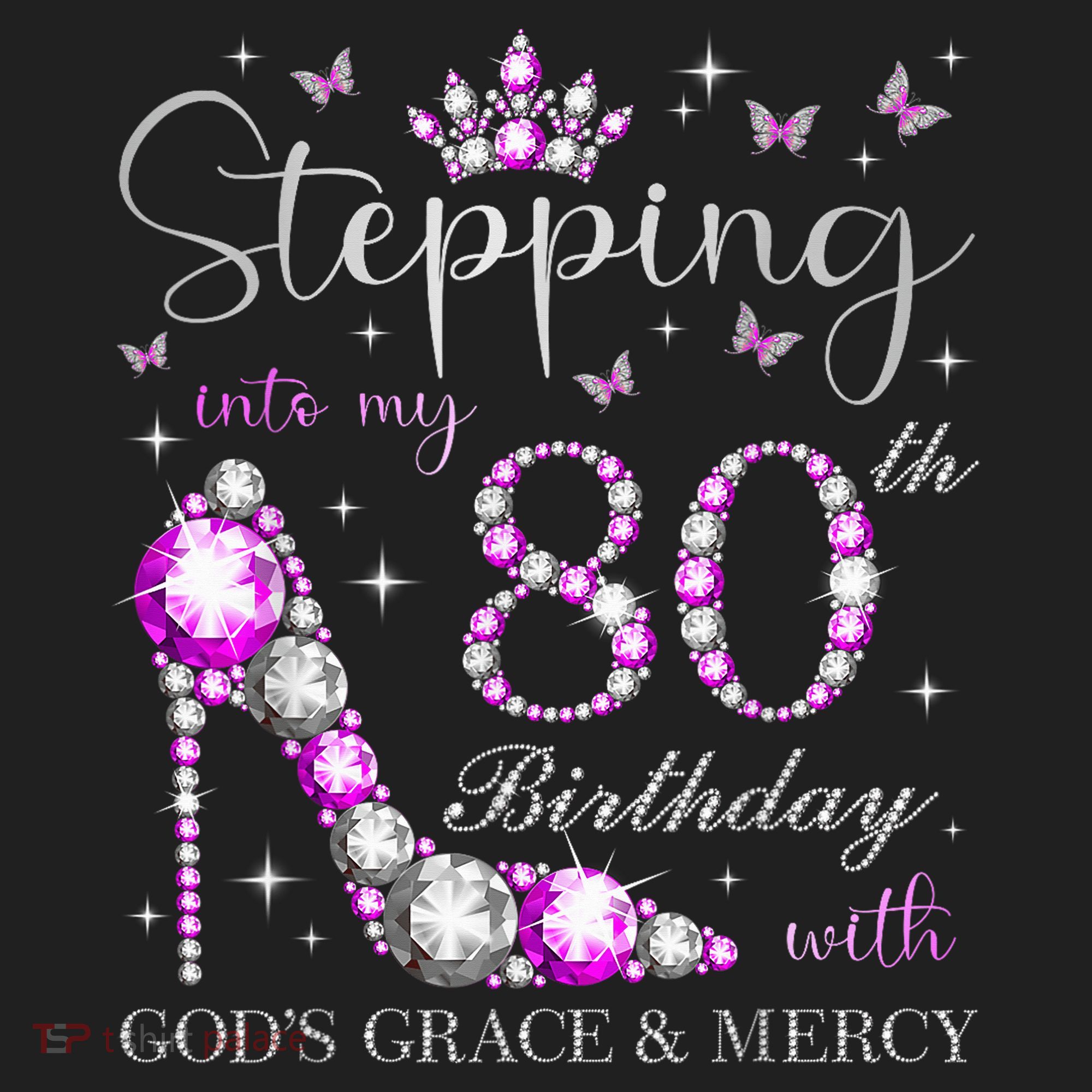 Stepping Into My 80th Birthday With God'S Grace & Mercy Beanie
