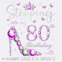 Stepping Into My 80th Birthday With God'S Grace & Mercy Comfort Colors Garment-Dyed Hooded Sweatshirt thumb 2
