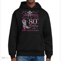 Stepping Into My 80th Birthday With God'S Grace And Mercy District V.I.T. Heavyweight Hoodie thumb 0