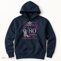 Stepping Into My 80th Birthday With God'S Grace And Mercy Hoodie thumb 0