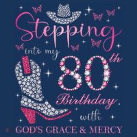 Stepping Into My 80th Birthday With God'S Grace And Mercy Mousepad thumb 1