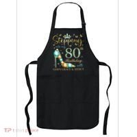 Stepping Into My 80th Birthday With God'S Grace And Mercy Apron thumb 0