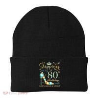 Stepping Into My 80th Birthday With God'S Grace And Mercy Beanie thumb 0