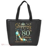 Stepping Into My 80th Birthday With God'S Grace And Mercy Tote Bag thumb 0