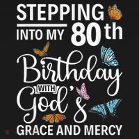 Stepping Into My 80th Birthday With Gods Grace And Mercy Mousepad thumb 1
