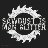 Sawdust Is Man Woodworking FatherS Day Gift Golf Towel thumb 3
