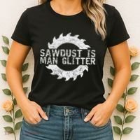 Sawdust Is Man Woodworking FatherS Day Gift Women's T-Shirt thumb 2