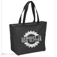 Sawdust Is Man Woodworking FatherS Day Gift Tote Bag thumb 2