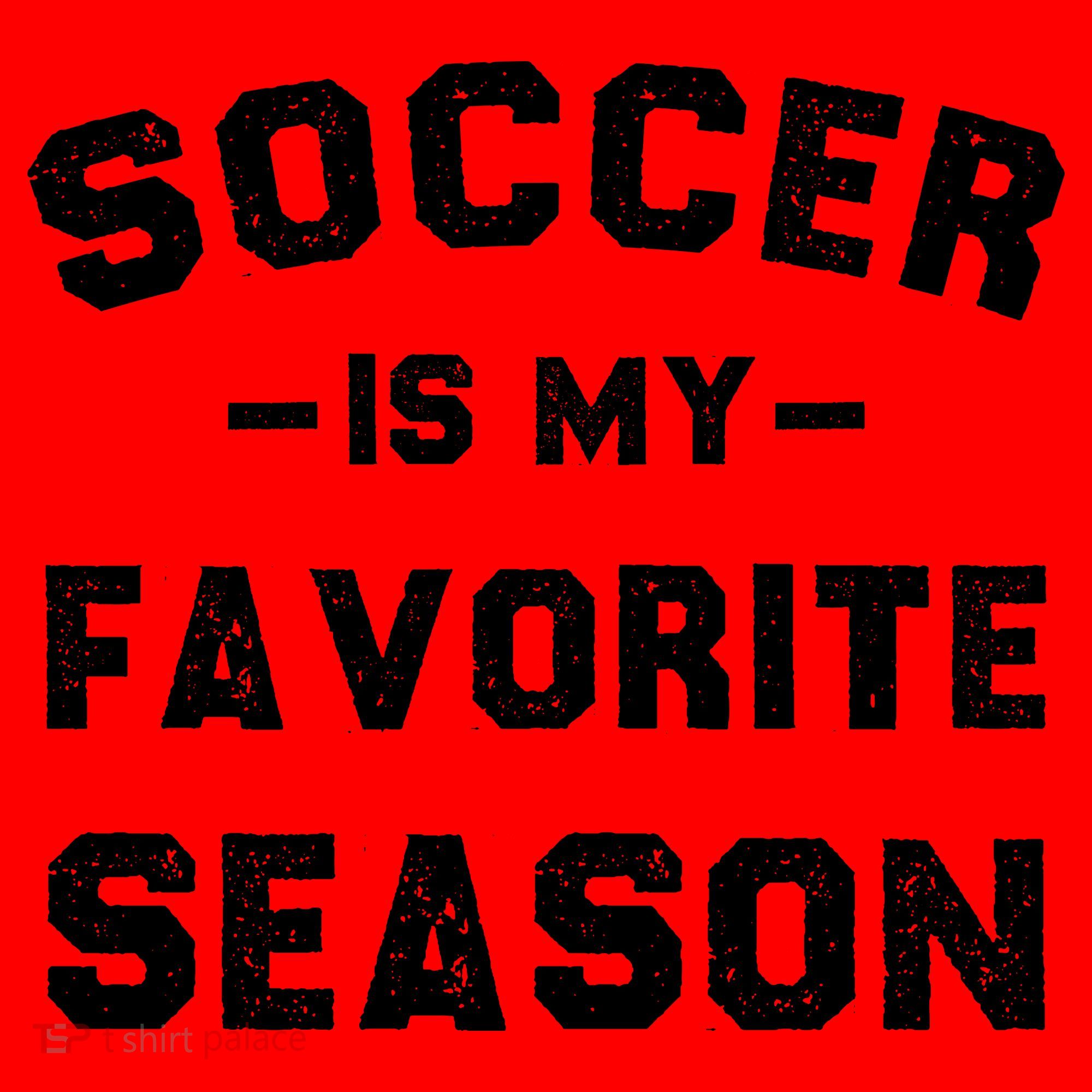 Soccer Is My Favorite Season Santa Hat