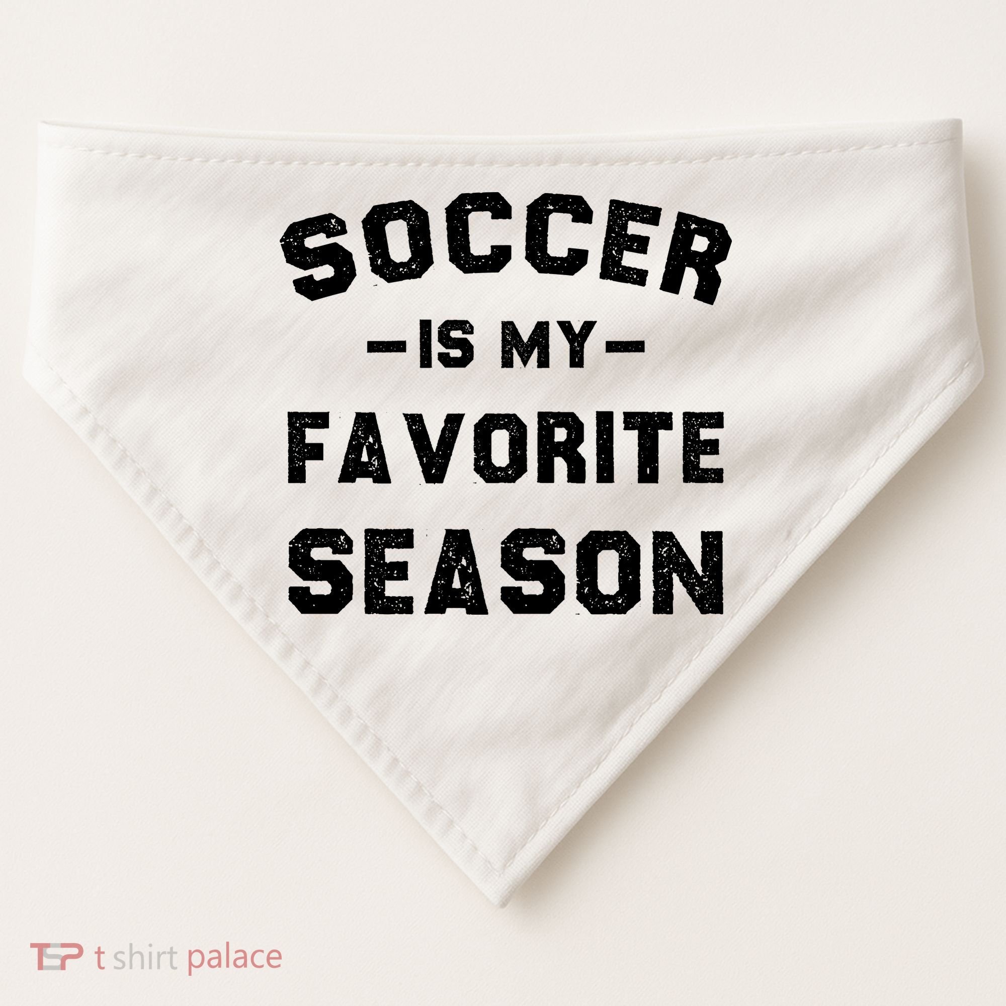 Soccer Is My Favorite Season USA-Made Doggie Bandana