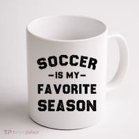 Soccer Is My Favorite Season Coffee Mug thumb 1