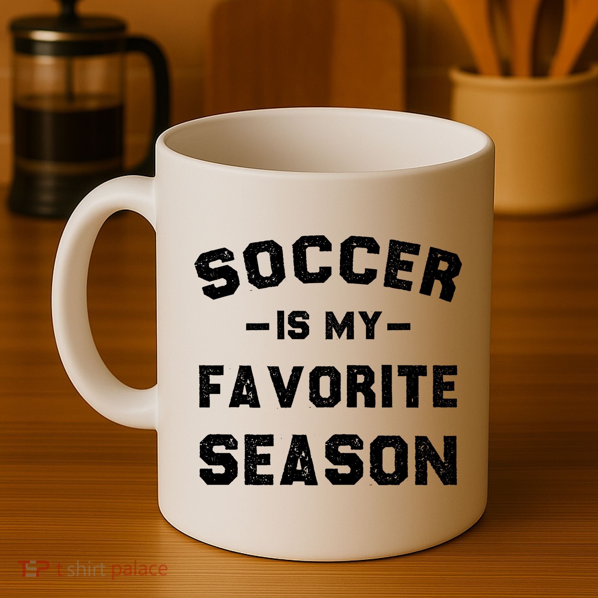 Soccer Is My Favorite Season Coffee Mug