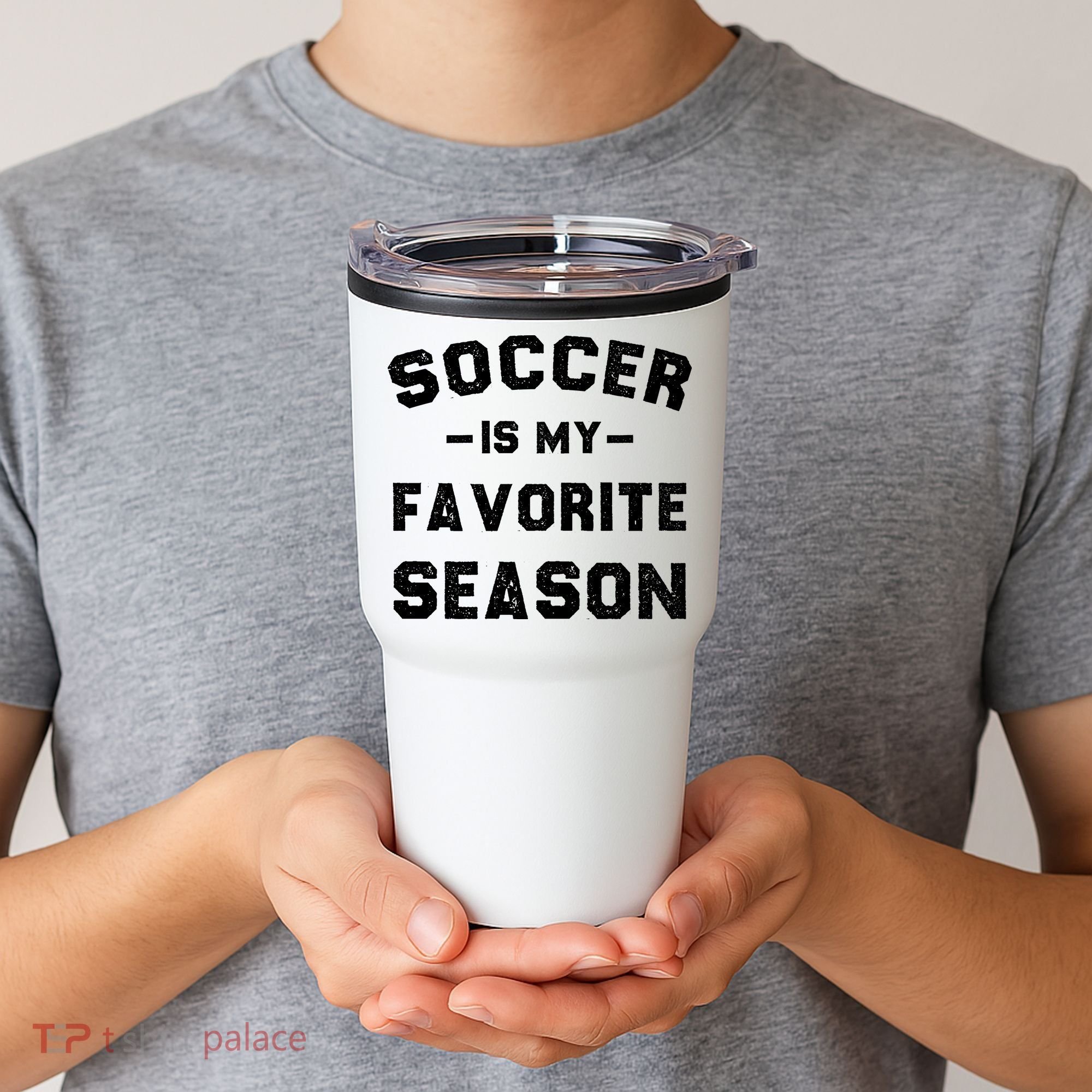 Soccer Is My Favorite Season Tumbler