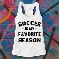 Soccer Is My Favorite Season Women's Tank Top thumb 3