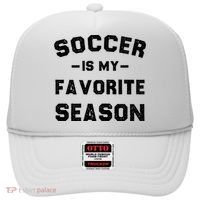 Soccer Is My Favorite Season Hat thumb 0