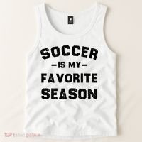 Soccer Is My Favorite Season Tank Top thumb 2