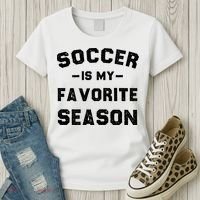 Soccer Is My Favorite Season Women's T-Shirt thumb 3
