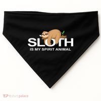 SLOTH IS MY SPIRIT ANIMAL USA-Made Doggie Bandana thumb 0