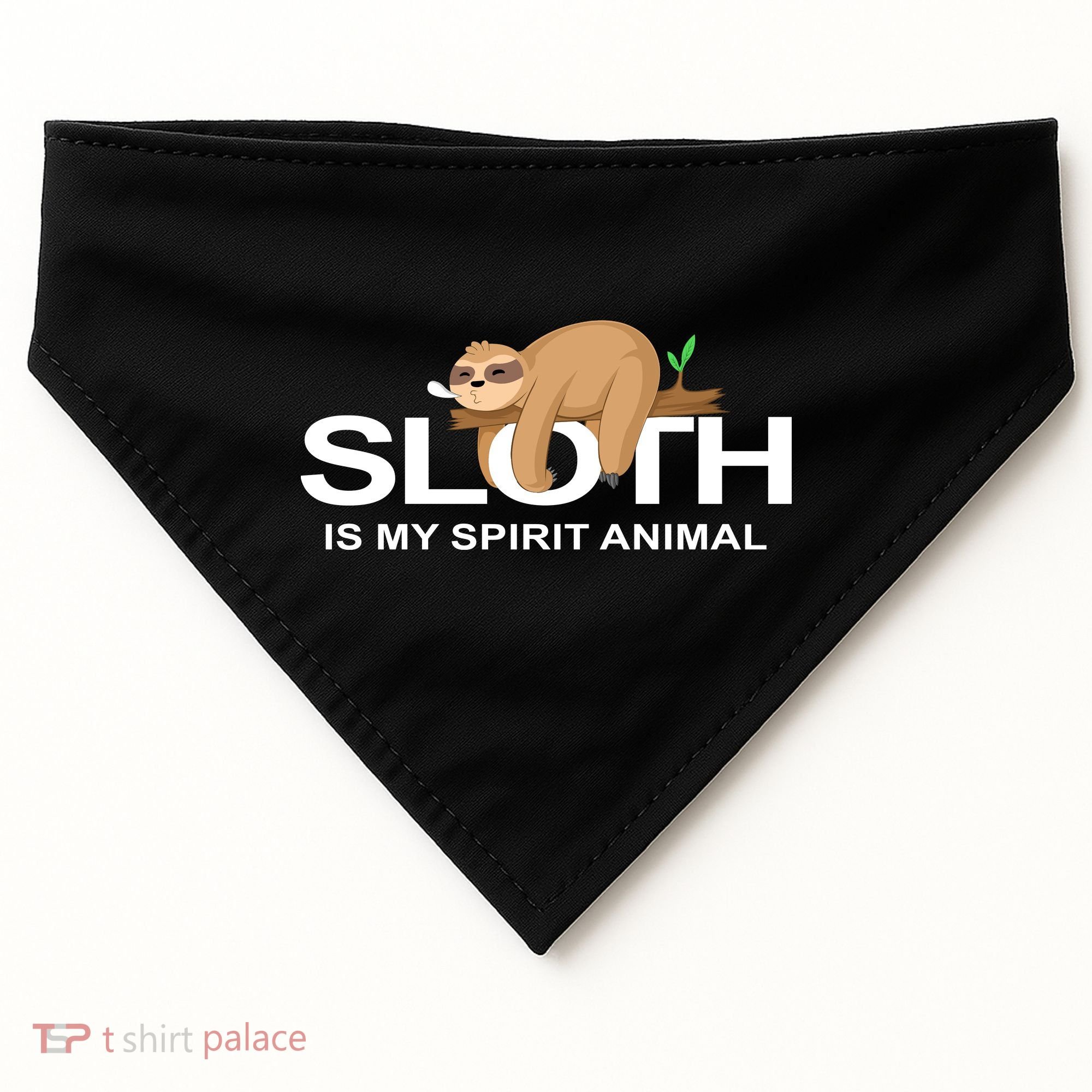 SLOTH IS MY SPIRIT ANIMAL USA-Made Doggie Bandana