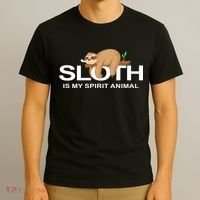 SLOTH IS MY SPIRIT ANIMAL T-Shirt thumb 3