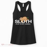 SLOTH IS MY SPIRIT ANIMAL Women's Tank Top thumb 0