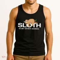 SLOTH IS MY SPIRIT ANIMAL Tank Top thumb 3