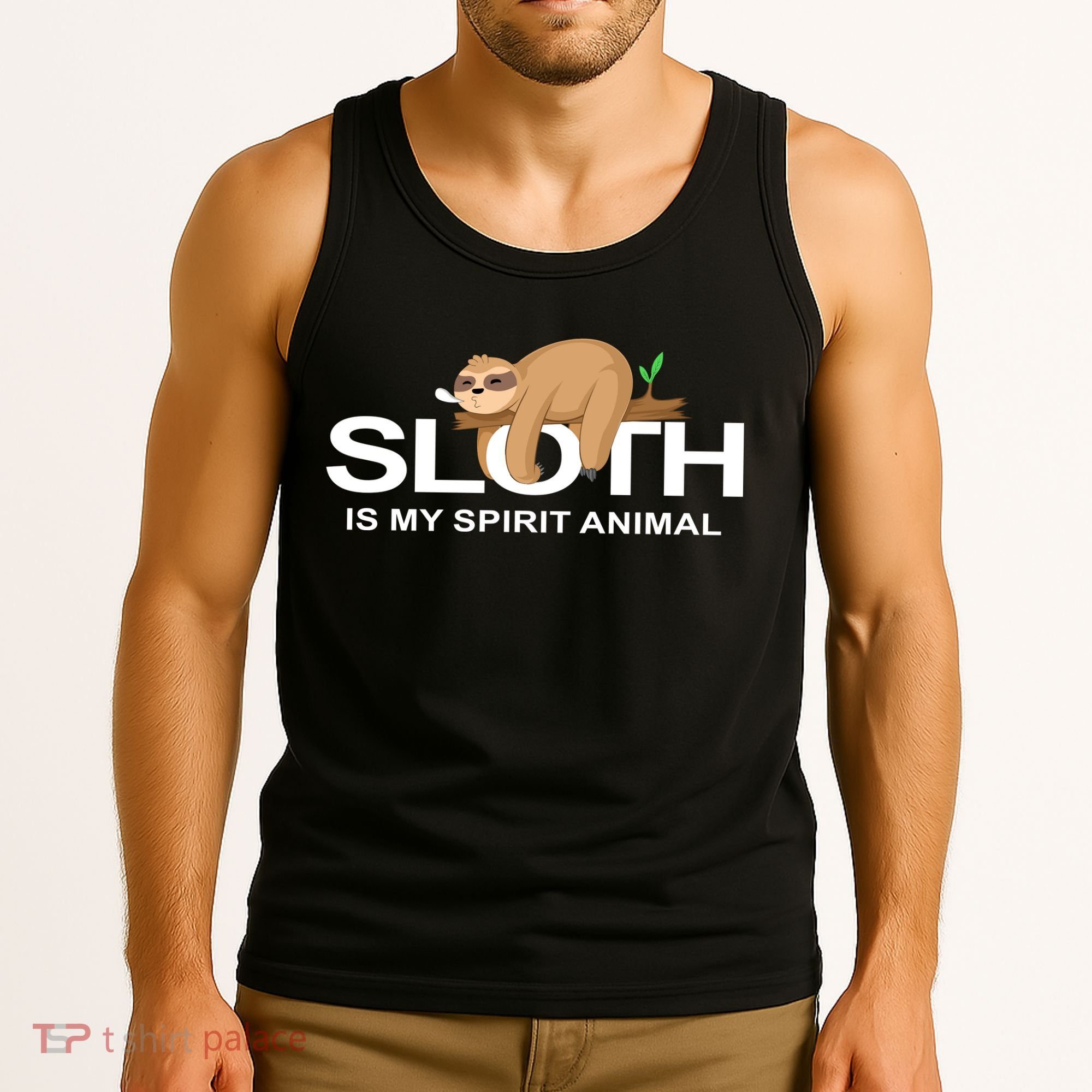 SLOTH IS MY SPIRIT ANIMAL Tank Top