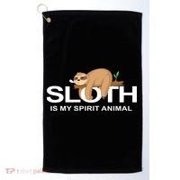 SLOTH IS MY SPIRIT ANIMAL Golf Towel thumb 0
