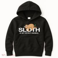 SLOTH IS MY SPIRIT ANIMAL Kids Hoodie thumb 0
