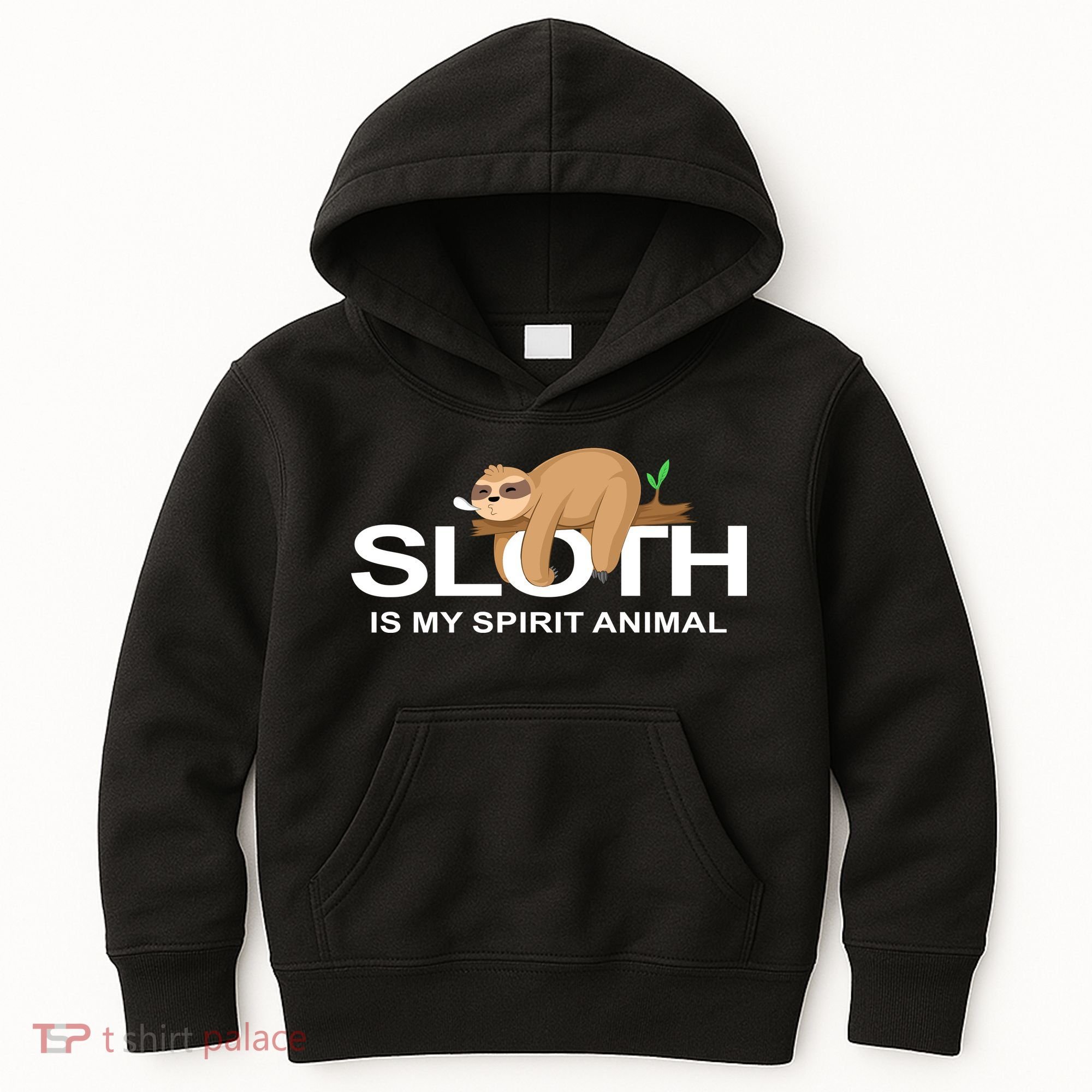 SLOTH IS MY SPIRIT ANIMAL Kids Hoodie
