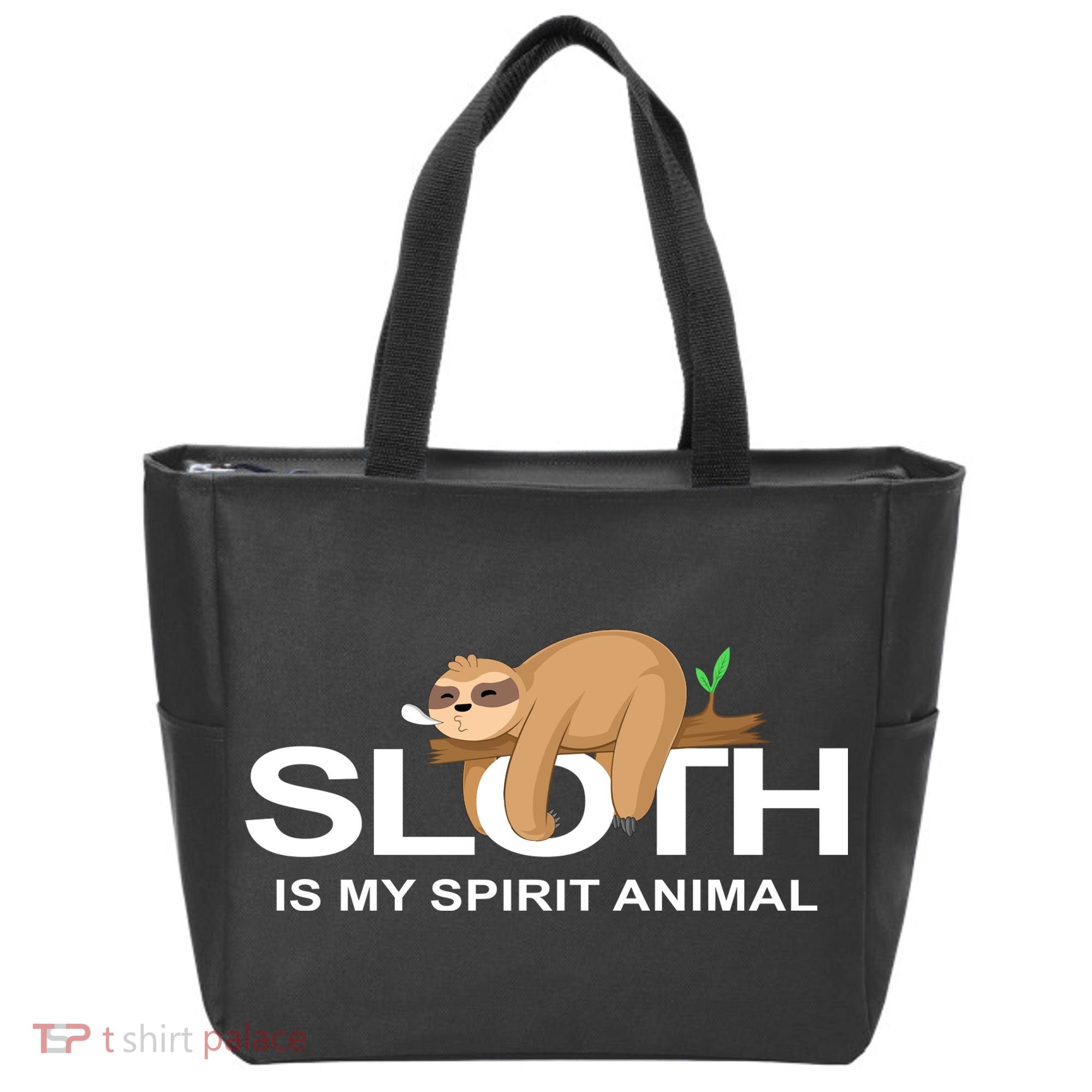 SLOTH IS MY SPIRIT ANIMAL Tote Bag