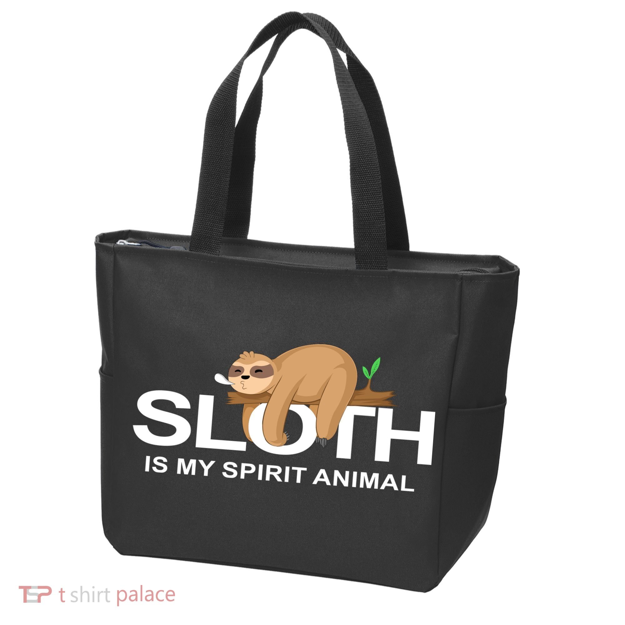 SLOTH IS MY SPIRIT ANIMAL Tote Bag