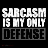 Sarcasm Is My Only Defense Doggie Tank thumb 4