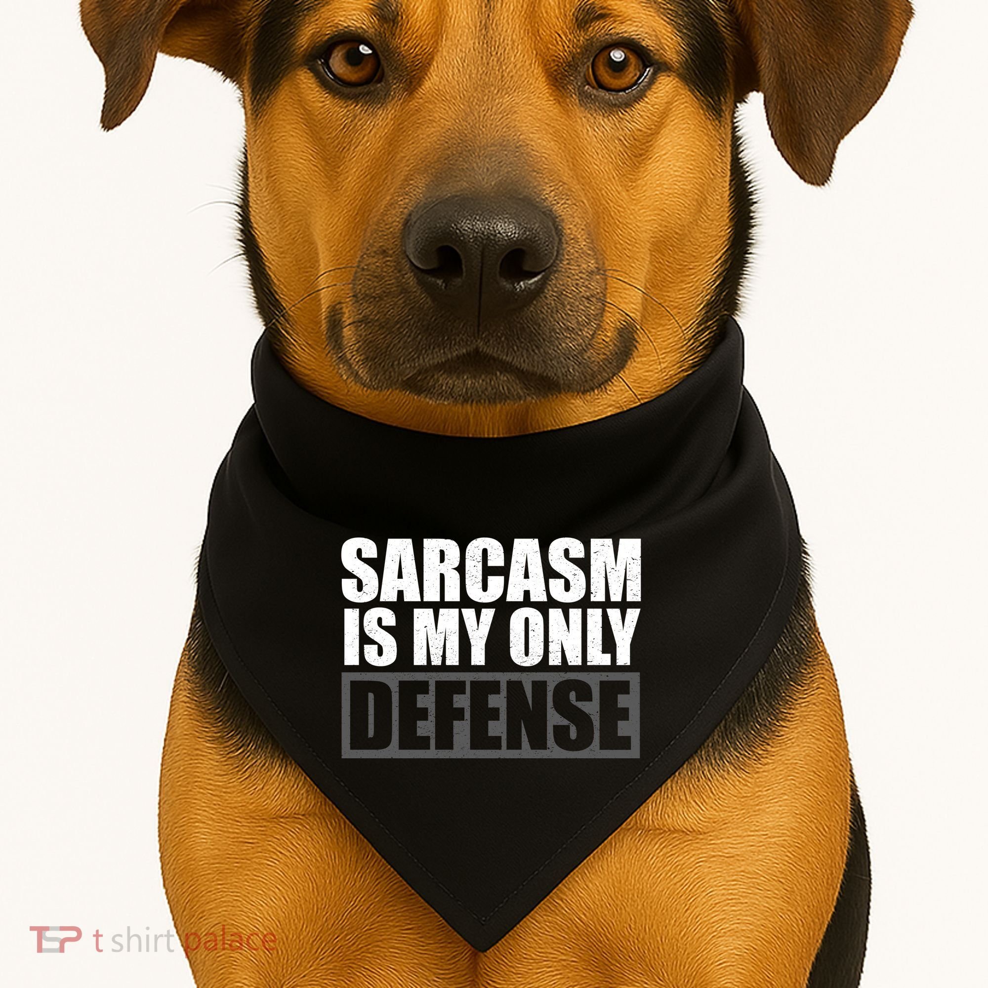 Sarcasm Is My Only Defense USA-Made Doggie Bandana