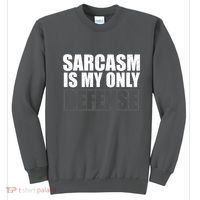 Sarcasm Is My Only Defense Sweatshirt thumb 0