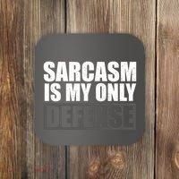 Sarcasm Is My Only Defense Coaster thumb 0