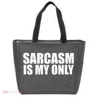 Sarcasm Is My Only Defense Tote Bag thumb 0