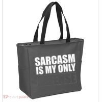 Sarcasm Is My Only Defense Tote Bag thumb 2